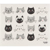 Swedish Drying Mat Cats Meow 12 x 14 inches