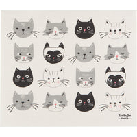 Swedish Drying Mat Cats Meow 12 x 14 inches