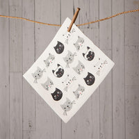 Swedish Drying Mat Cats Meow 12 x 14 inches