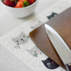 Swedish Drying Mat Cats Meow 12 x 14 inches