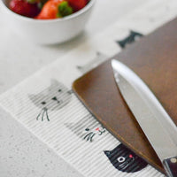 Swedish Drying Mat Cats Meow 12 x 14 inches