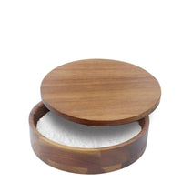 Escarchador de cócteles de madera de acacia con tapa hermética