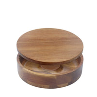 Escarchador de cócteles de madera de acacia con tapa hermética