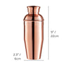 Bar Cocktail Shaker 750ml - Classic Copper