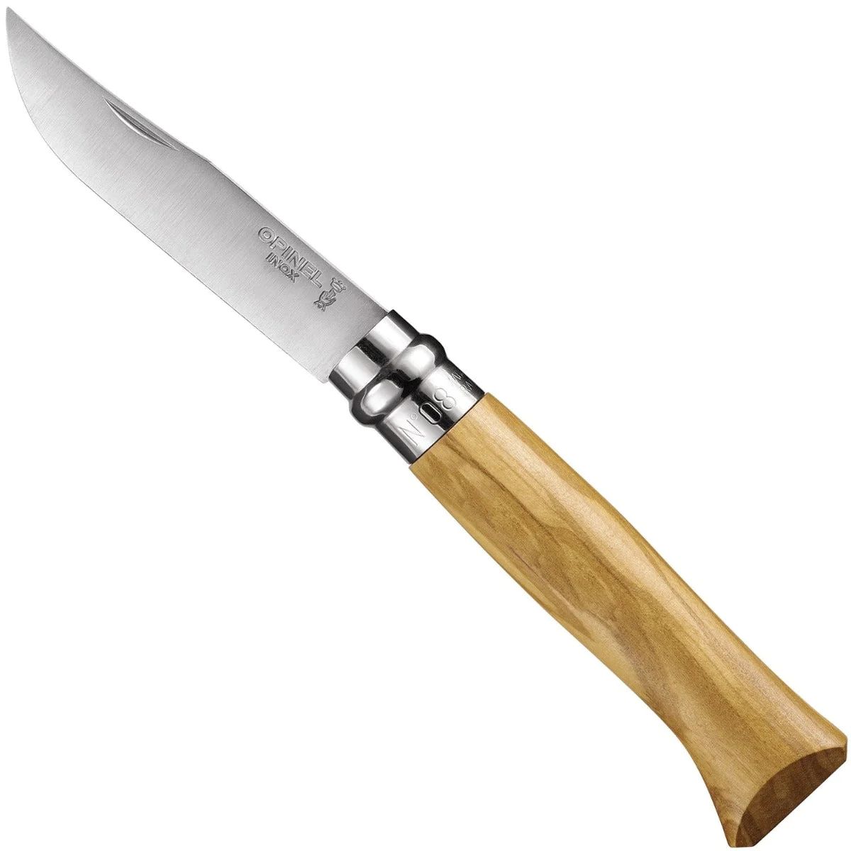 N°08 Olive Wood Folding Knife with Sheath