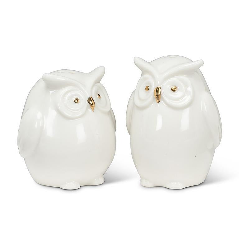 Owl Salt & Pepper Shaker Set – Tableware gift Montreal Villeray Urban Palate