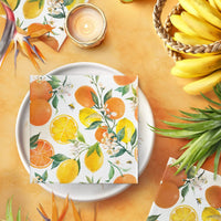 3-Ply Paper Napkins - Citrus with Bees