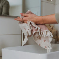 Toallas de mano de algodón turco "Have A Heart" - Paquete de 2