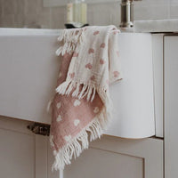 Toallas de mano de algodón turco "Have A Heart" - Paquete de 2