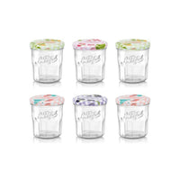 Bocal en verre Le Parfait avec couvercle décoratif en métal 234ml