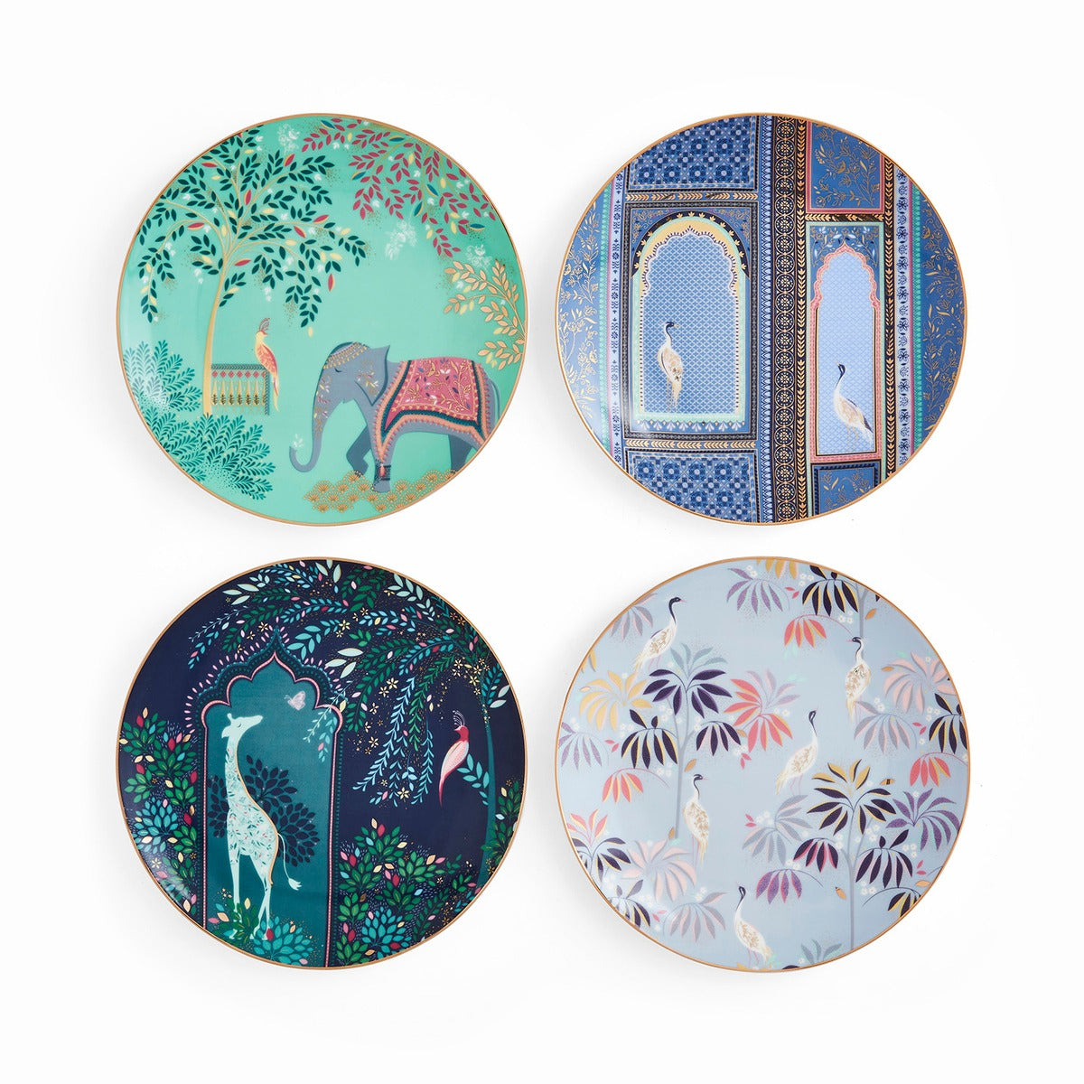 Juego de 4 platos para tartas Sara Miller India