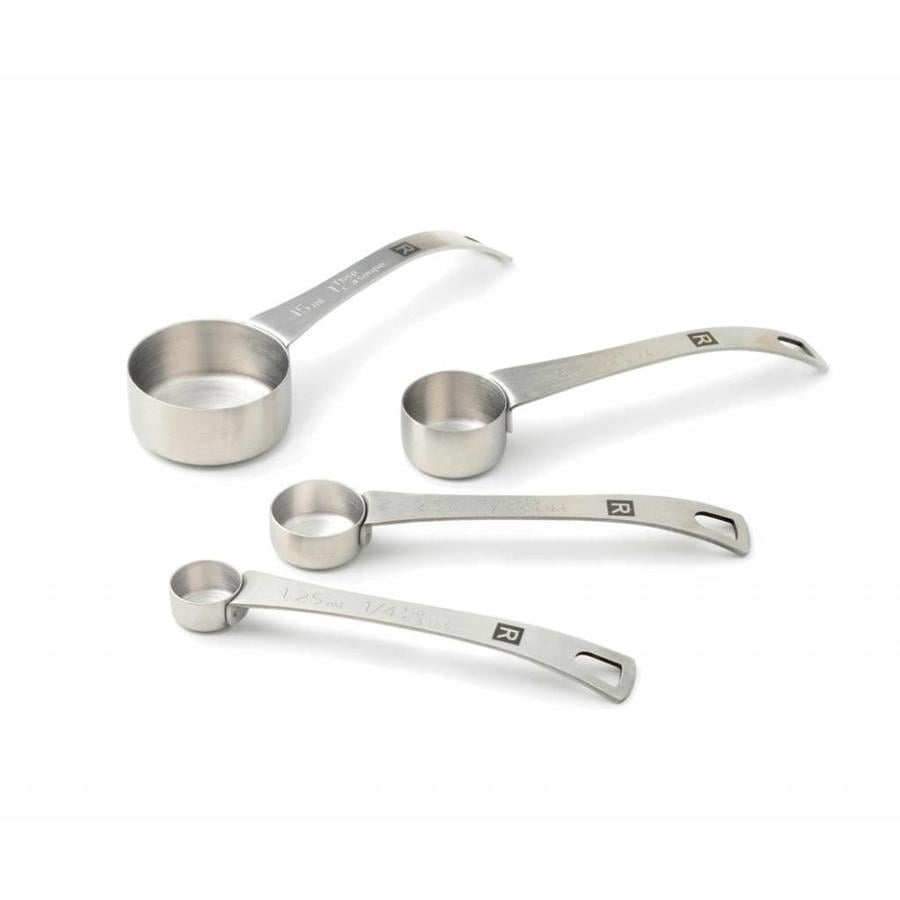 Set of 4 Stainless Steel Measuring Spoons – Tableware gift Montreal Villeray Urban Palate