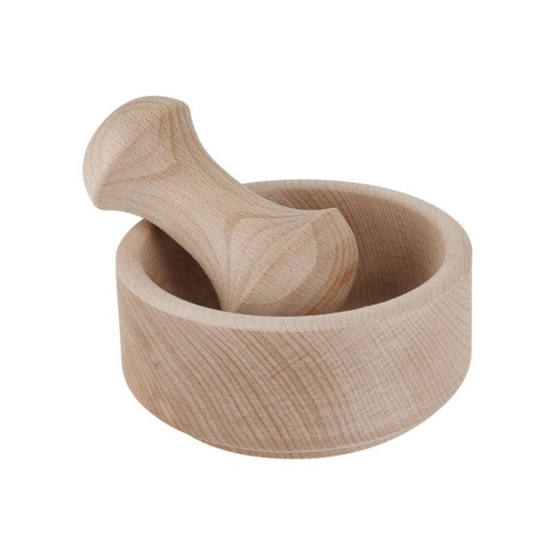 Beechwood Mortar & Pestle Set 10cm
