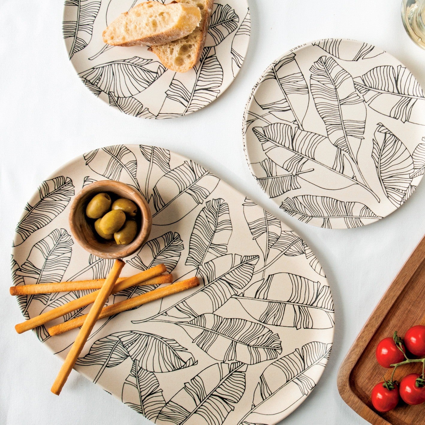 Bamboo Serving Tray 15" x 10.6"