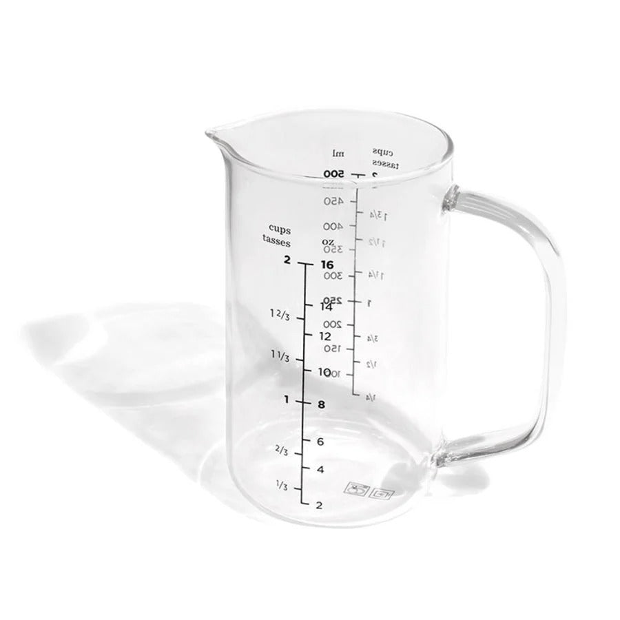 Vaso medidor de vidrio de 500 ml
