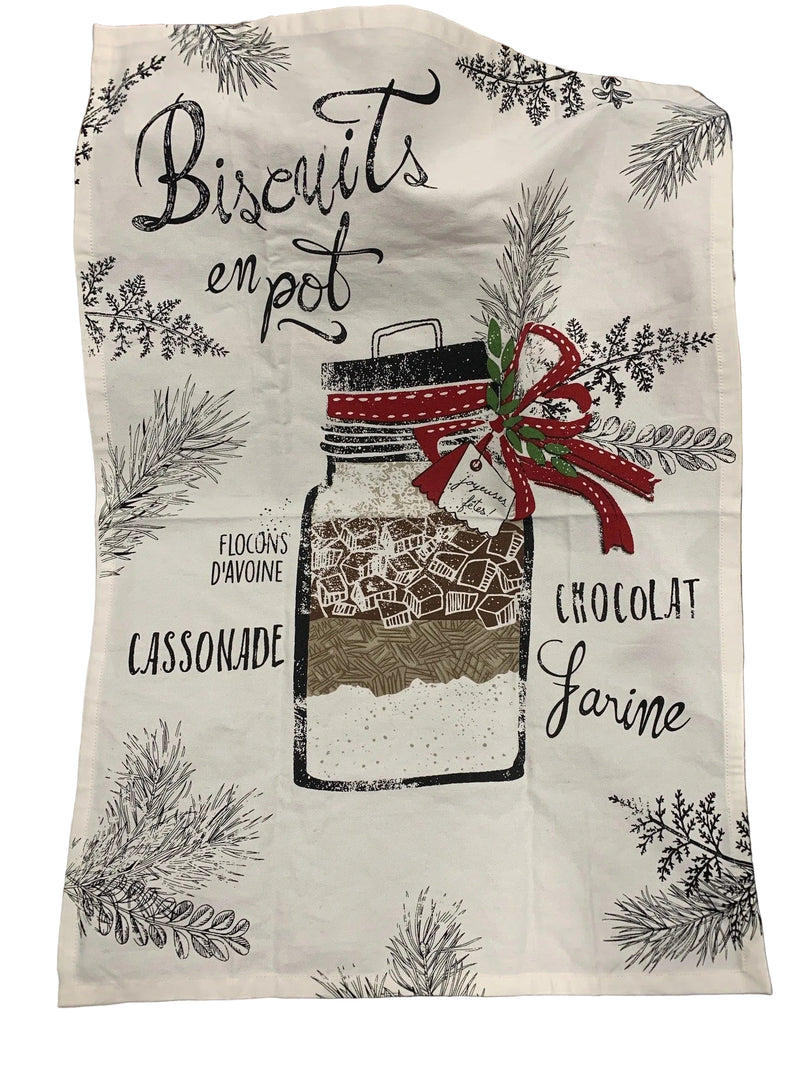 Tea Towel Biscuits en Pot