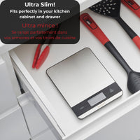 Digital Kitchen Scale - Stainless Steel Platform