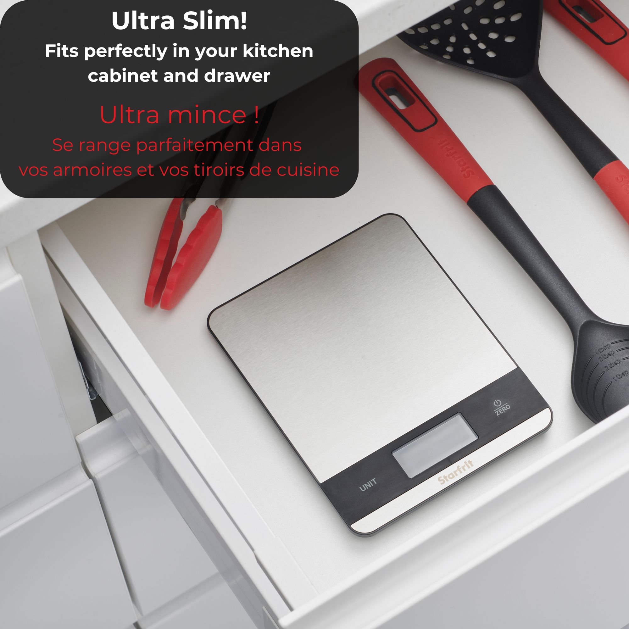 Digital Kitchen Scale - Stainless Steel Platform