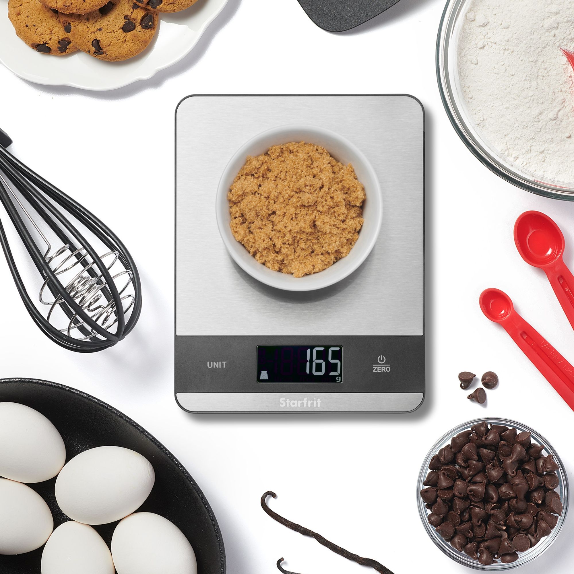 Digital Kitchen Scale - Stainless Steel Platform