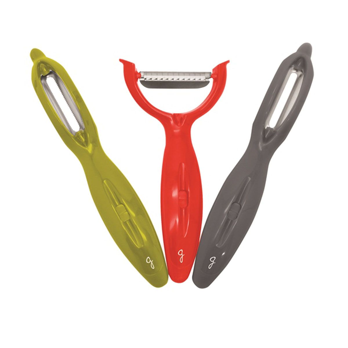 Gourmet - Set of 3 Snap Fit Peelers