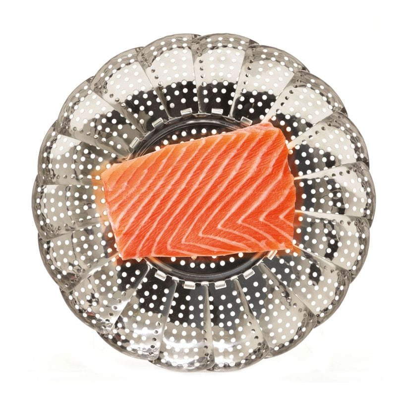 Gourmet STEEL - Cuiseur vapeur à légumes en acier inoxydable