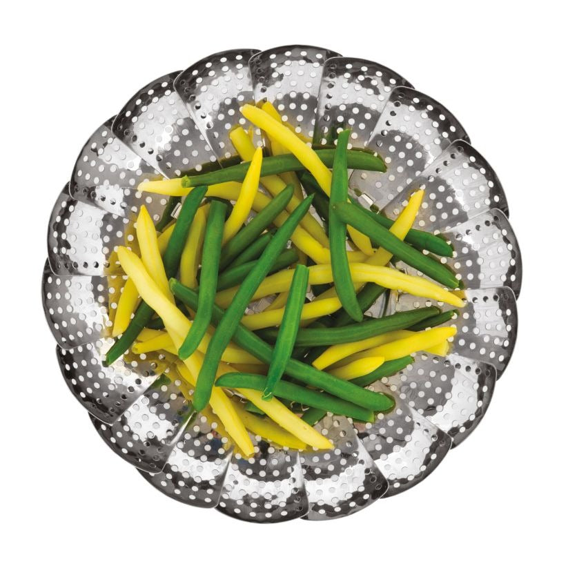 Gourmet STEEL - Cuiseur vapeur à légumes en acier inoxydable