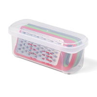 Gourmet Grate and Store Set - 3 Blades & Container