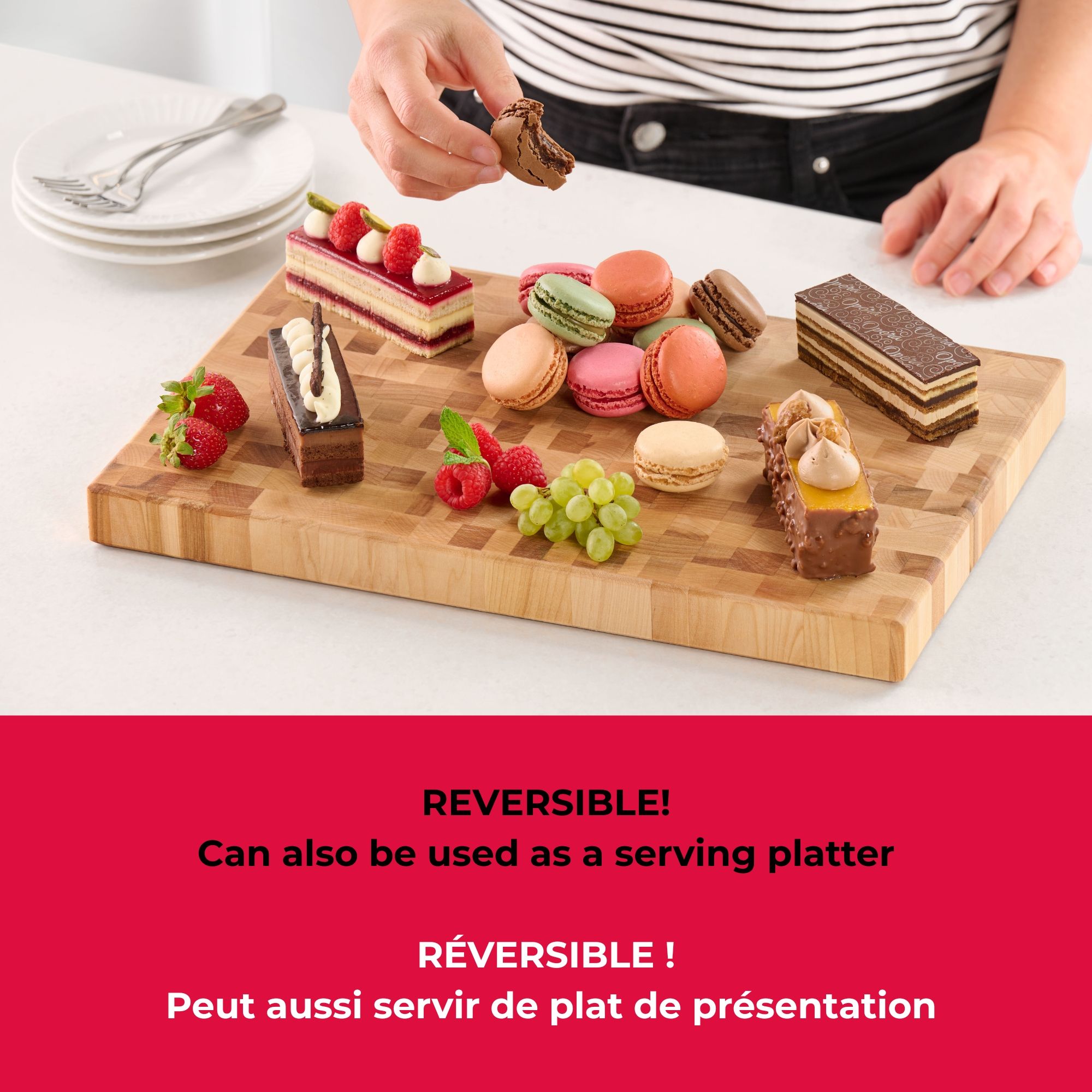 Maple Butcher Block 15" x 10"