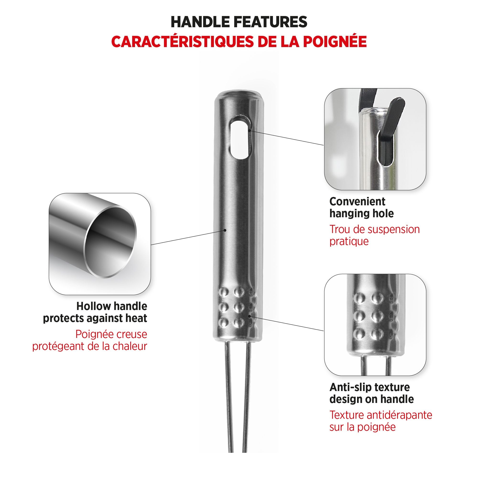 Juego de 3 coladores de araña de acero inoxidable de estilo asiático