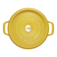 Cocotte redonda de hierro fundido Citron - 24 cm / 3,7 l