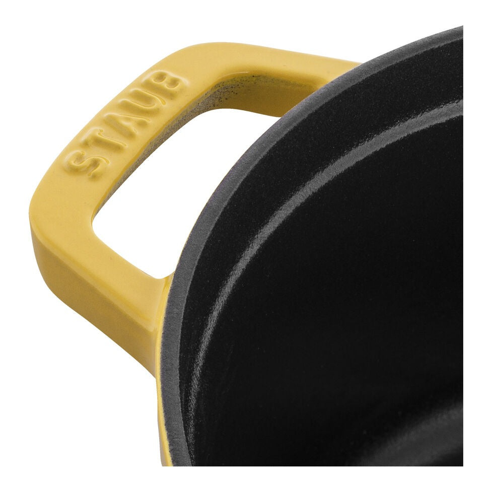 Cocotte redonda de hierro fundido Citron - 24 cm / 3,7 l