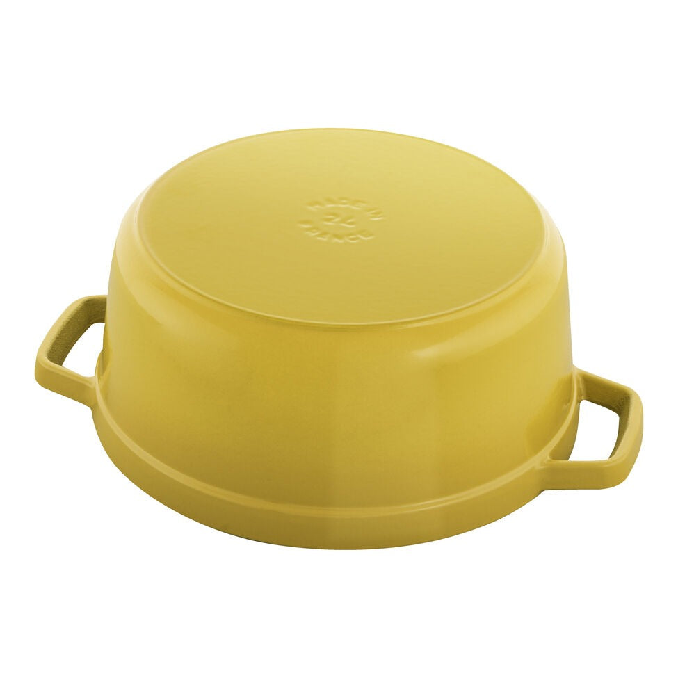Cocotte redonda de hierro fundido Citron - 24 cm / 3,7 l