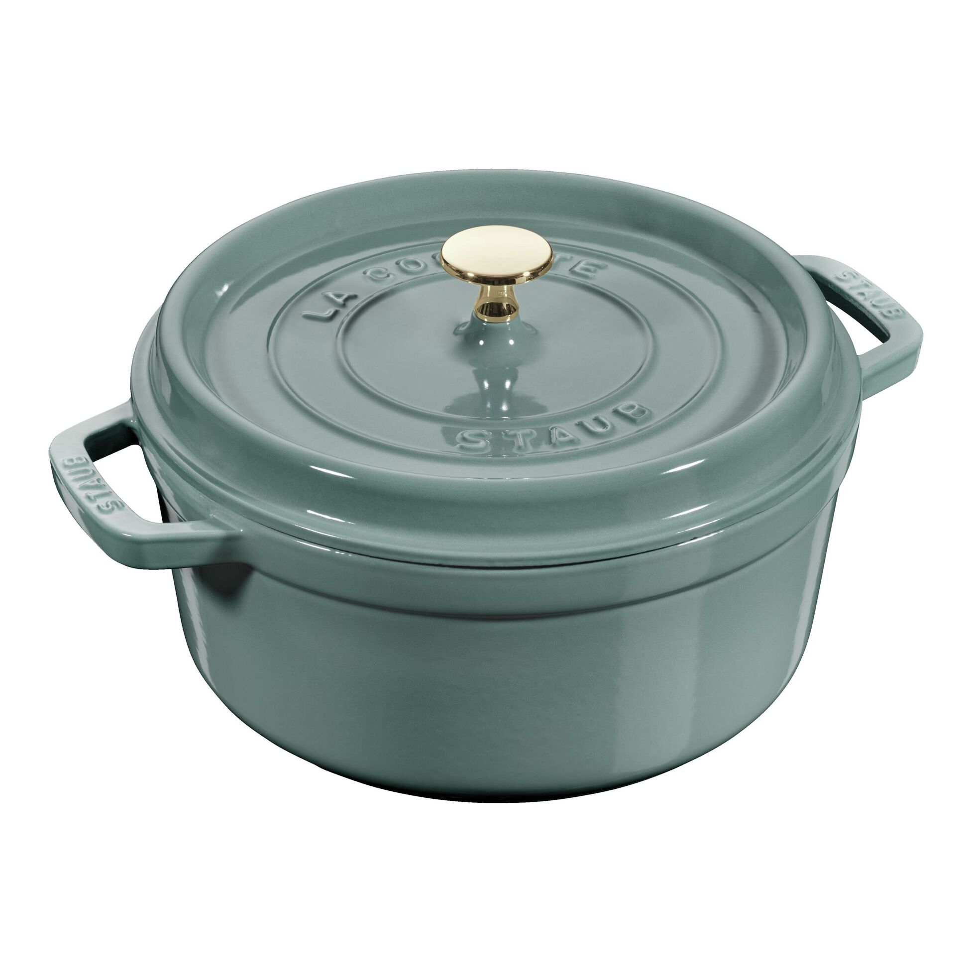 Cocotte redonda de hierro fundido de eucalipto - 24 cm / 3,7 l