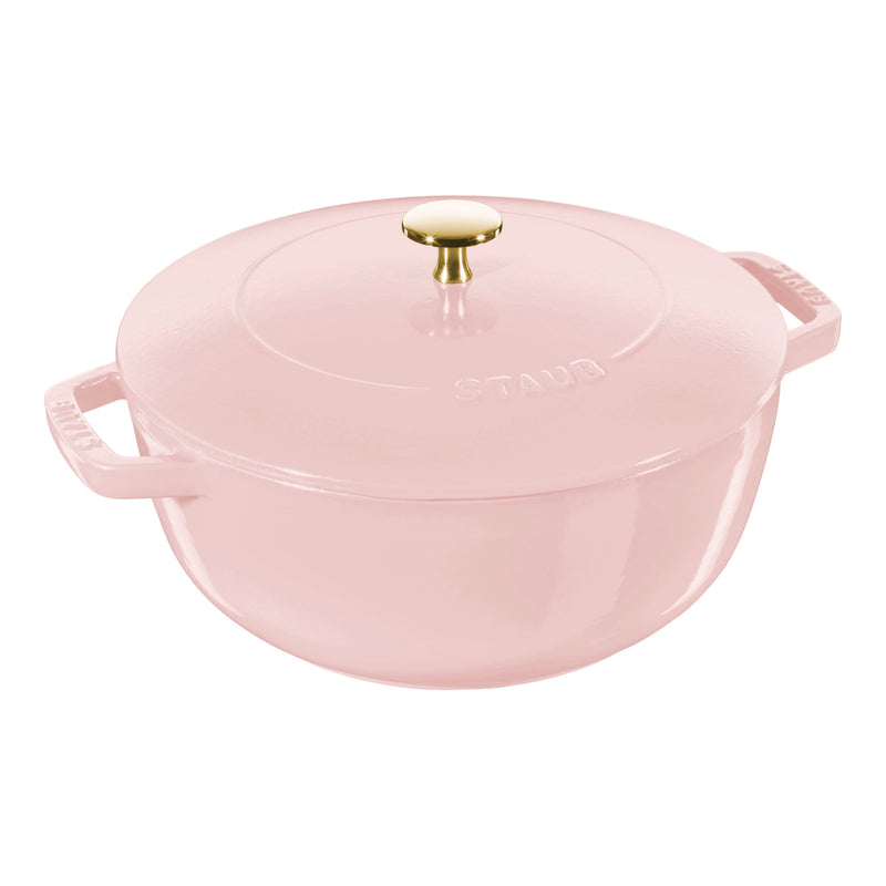Cocotte ronde en fonte Sorbet Rose - 4,8 L