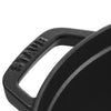 Black Cast Iron Round Cocotte - 28cm / 6.7L