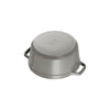 Graphite Grey Cast Iron Round Cocotte - 24cm / 3.7L