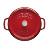Cherry Red Cast Iron Round Cocotte - 28cm / 6.7L