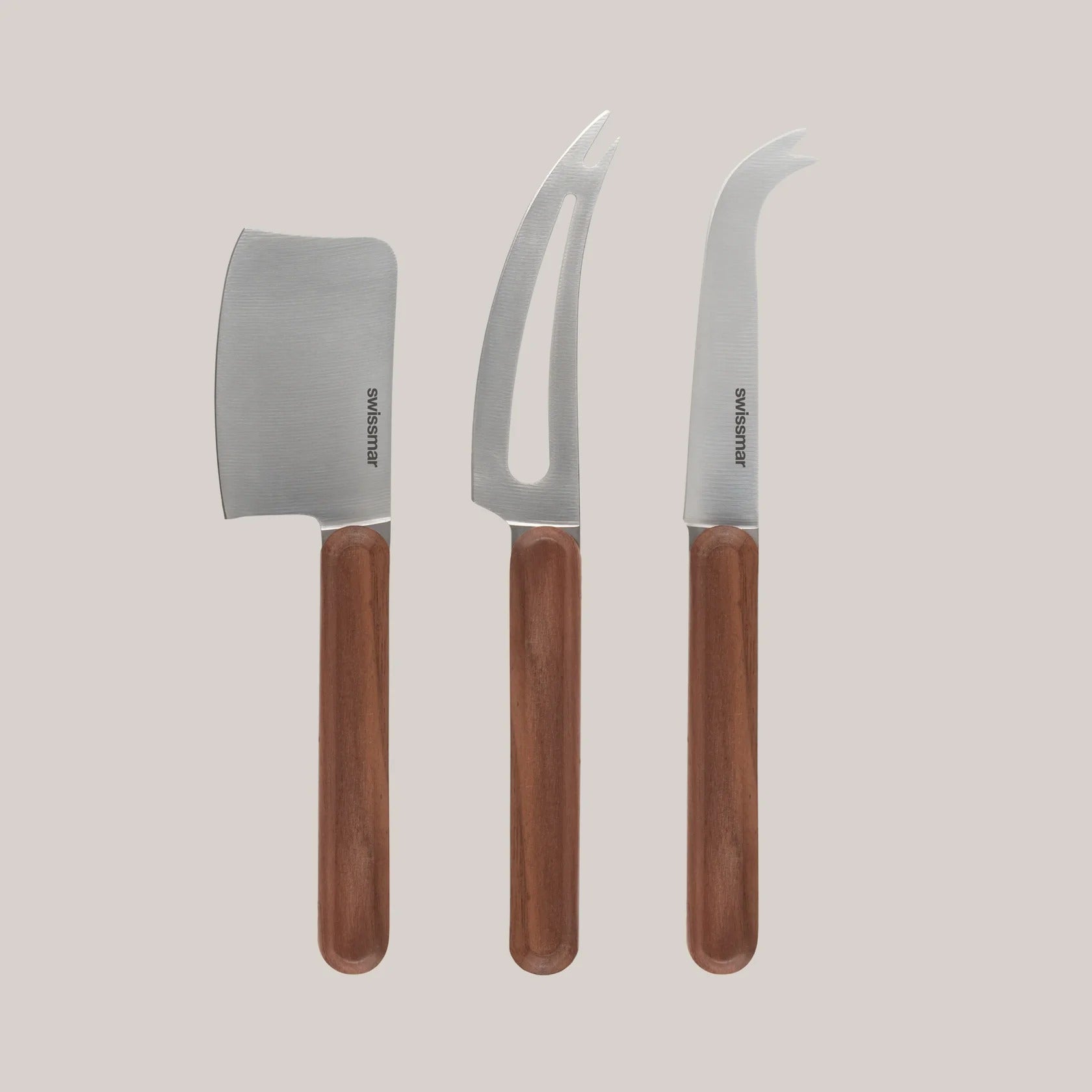 Juego de cuchillos para queso de 3 piezas