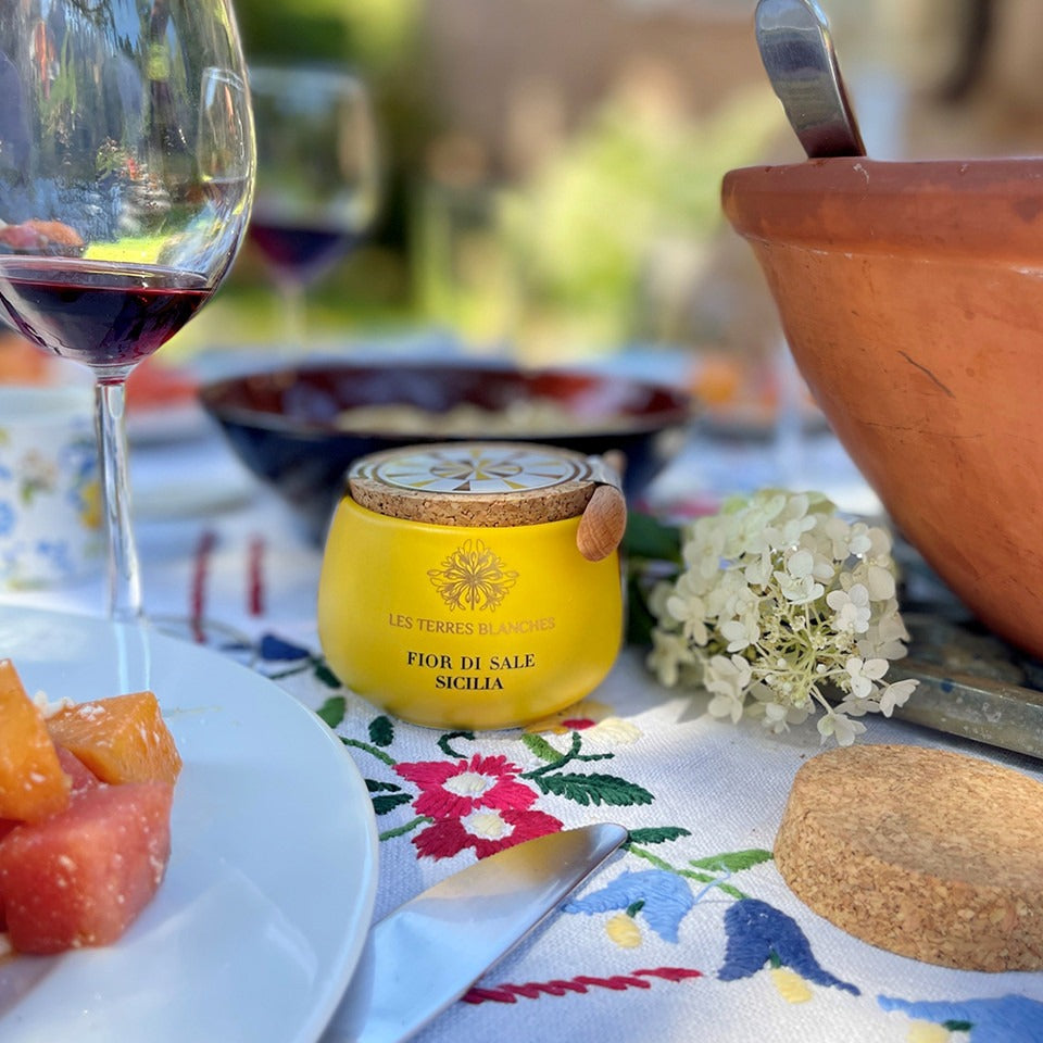 Fior di Sale Sicilia with Spoon 100g – Tableware gift Montreal Villeray Urban Palate