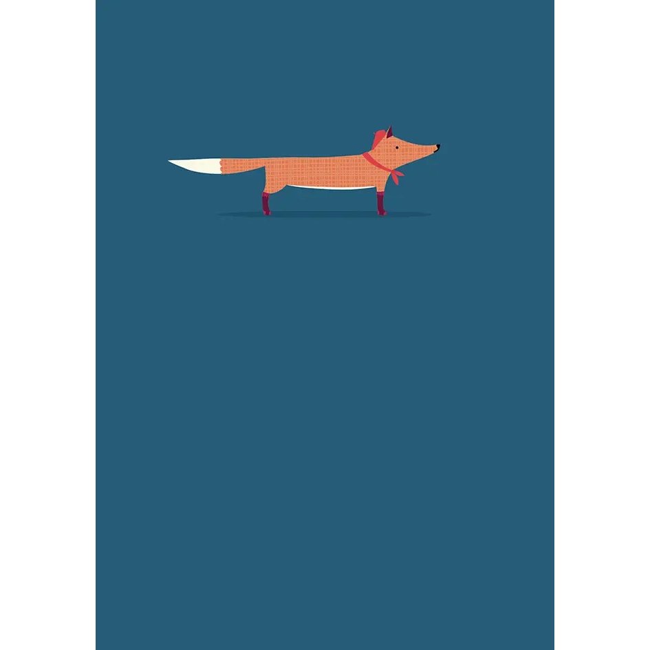"Call Me Frank!" Fox Greeting Card