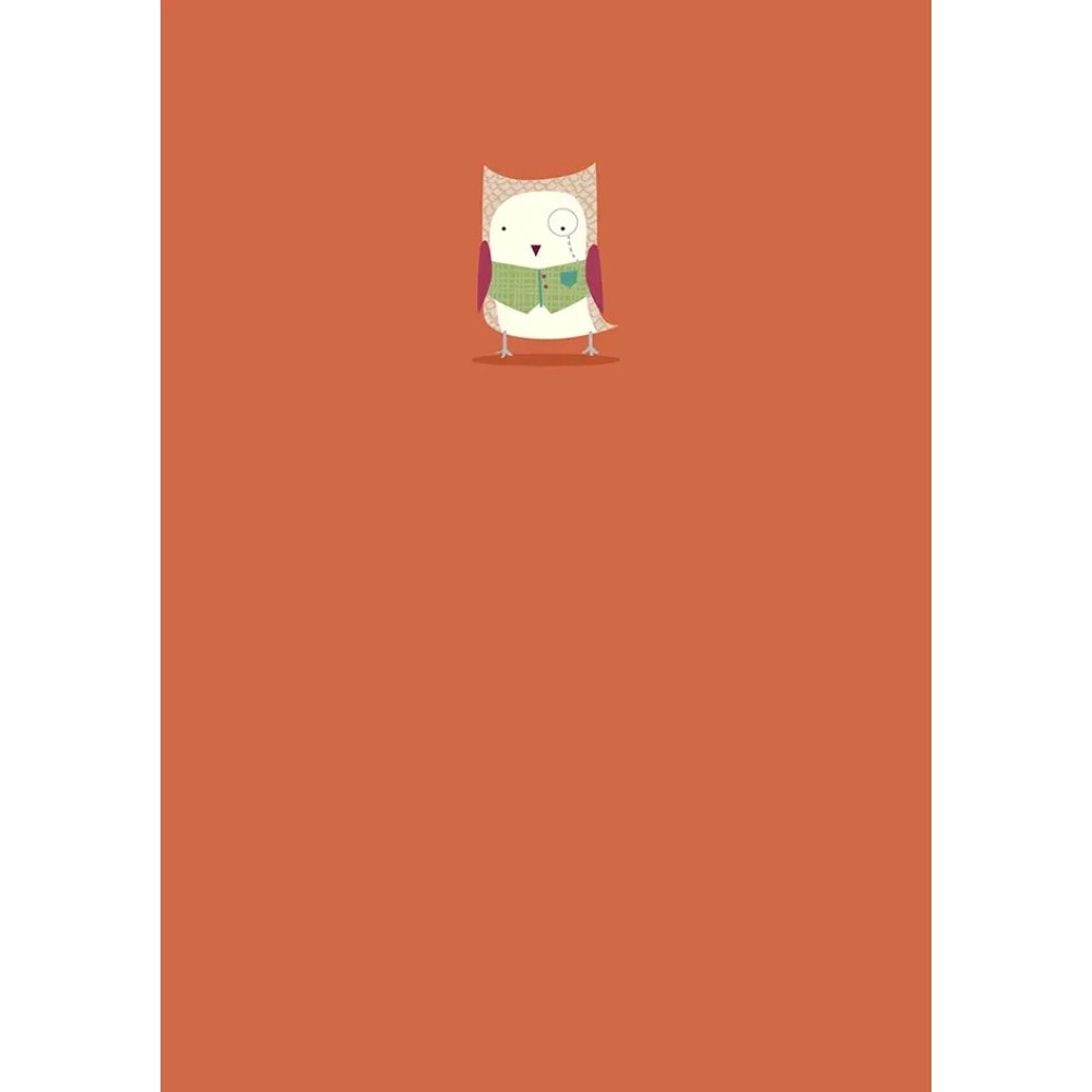 "Call me Frank - Owl" Greeting Card 5" x 7"