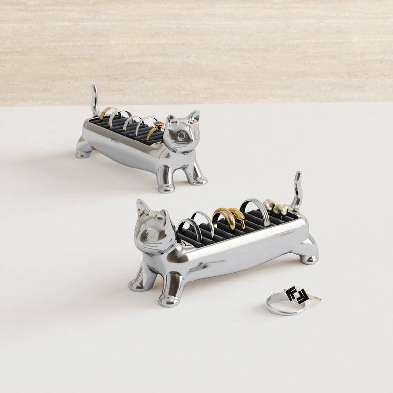 Soporte para Anillos Ali Cat - Cromado