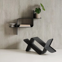 Montage Metal Wall Shelves Set of 2 - Black