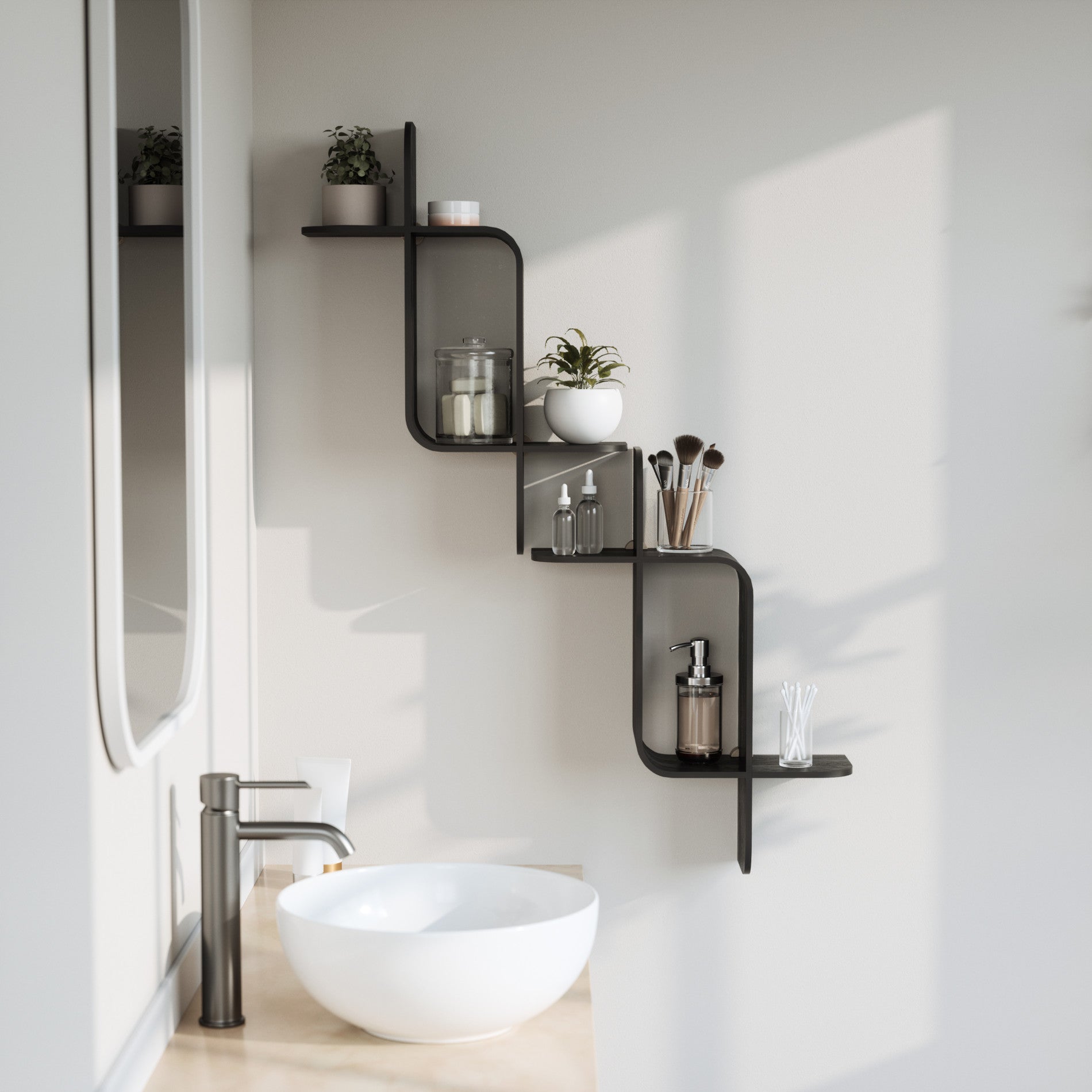 Montage Wall Shelf - Black