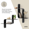 Montage Wall Shelf - Black