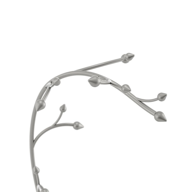 Soporte para joyería con forma de orquídea