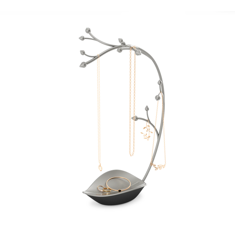 Soporte para joyería con forma de orquídea