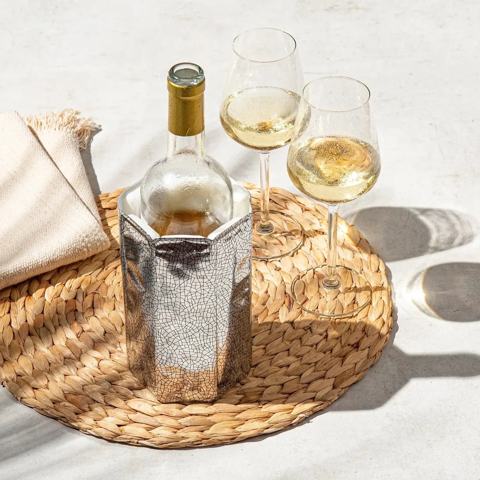 Funda Enfriadora de Vino - Plateada