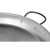 La Valenciana Polished Steel Paella Pan 34cm