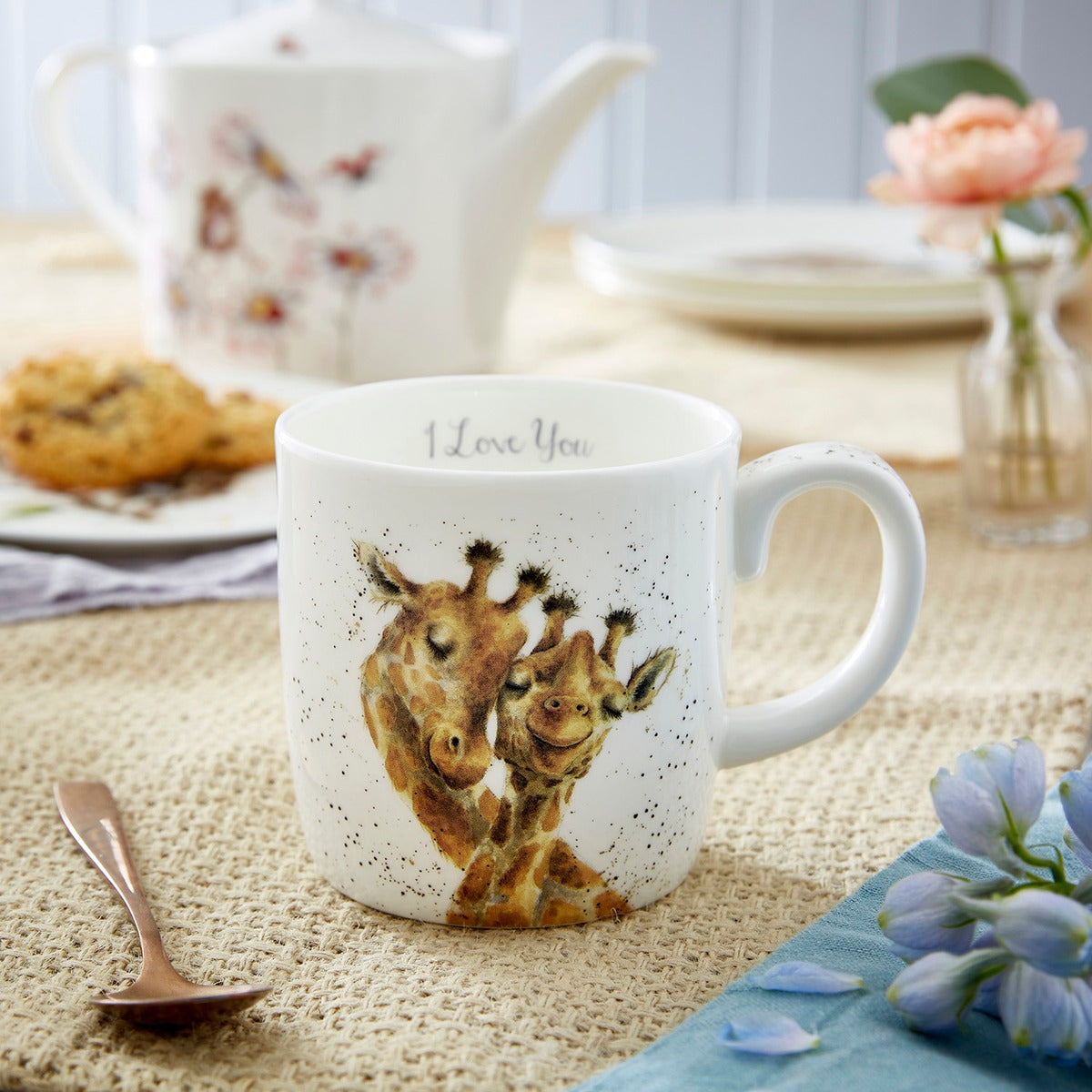Tasse girafe « I Love You » de Wrendale Designs, 414 ml (14 oz).